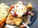 Basic Chicken Breasts W/ 4 Variation Toppers. Photo by Mikekey