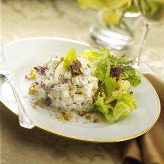 Waldorf Salad With Fresh Goat Cheese. Photo by Corrinne J