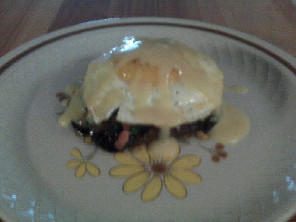 Grilled Portabellas Benedict. Photo by zmanraikes