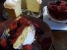 Bundt Cheese Cake With Strawberry Sauce. Recipe by 2Bleu