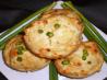 Cheese and Chives Muffins With a Gooey Topping. Recipe by Lalaloula