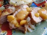 A Peach of a Pork Tenderloin. Photo by Derf