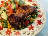 Healthified Marinated Pork With Summer Corn Salad