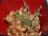 Creamy Mushrooms With Roasted Garlic
