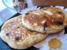 Orange White Chocolate Chip Pancakes. Recipe by adryonalora