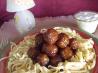 Spicy Buffalo Glazed Meatballs. Recipe by gailanng