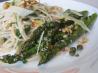 Grilled Asparagus With Lemon-Caper Vinaigrette. Recipe by Cookgirl
