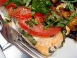 Grilled Salmon With Tomatoes & Basil