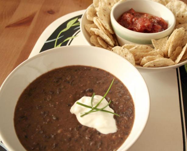 Black Bean Soup. Photo by Rainbowz