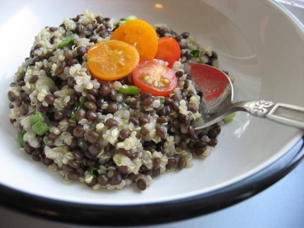 Lentil Quinoa Salad. Photo by averybird