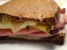 Pastrami and Pickle Pan-Fried Sandwich