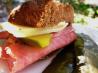 Pastrami and Pickle Pan-Fried Sandwich. Recipe by I'mPat