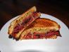 Pastrami and Pickle Pan-Fried Sandwich. Recipe by I'mPat
