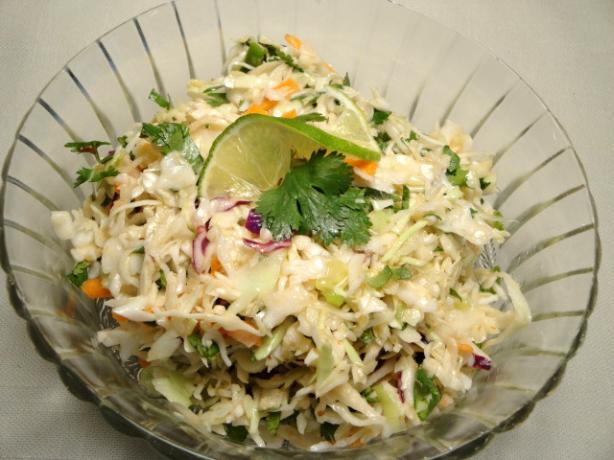 Mexican Coleslaw With Spicy Lime Vinaigrette. Photo by Debbwl