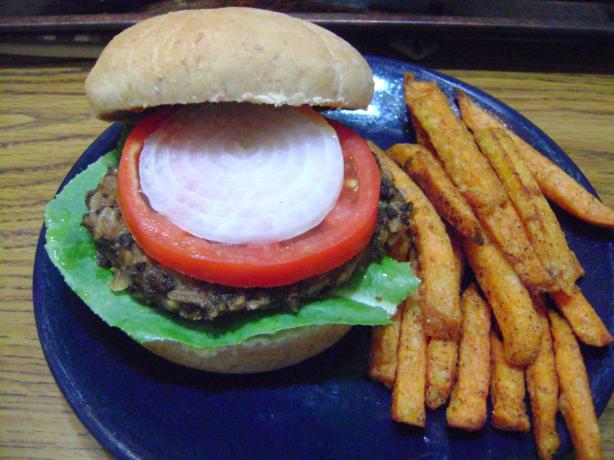 Paradise Island Bean Burgers. Photo by vegan mom
