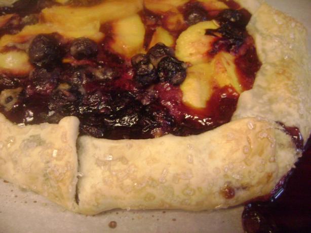 Blueberry and Peach Galette. Photo by csingleton24