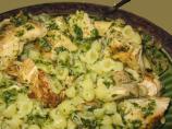 Walnut Pesto Chicken With Garlic and Parmesan