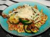 Zucchini, Mushroom and Pasta Skillet. Recipe by Chef Lulu13