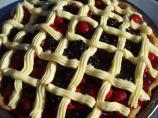 Triple Berry Cream Cake Pie