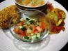 Afghan Tomato, Cucumber and Onion Salad (Salata)