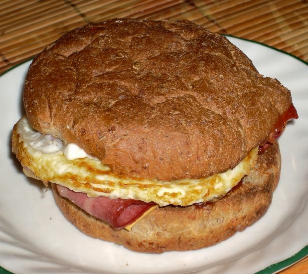 Breakfast Sandwich for One. Photo by Chef Joey Z.