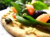 Hummus Pizza. Recipe by superflouis