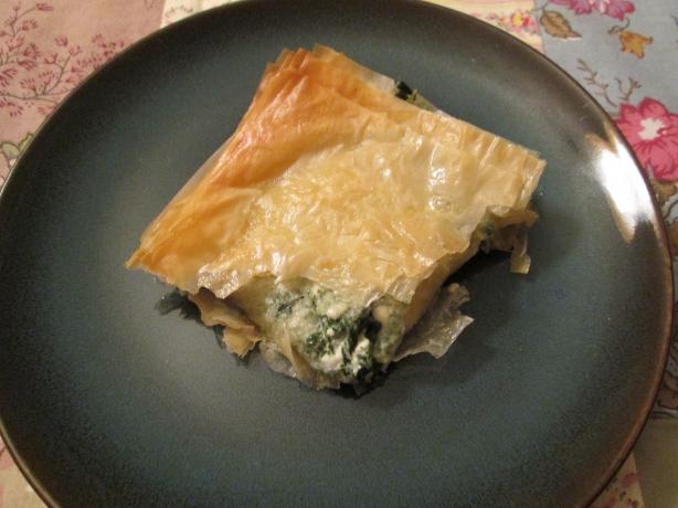 Greek Spinach Pie (Spanikopita). Photo by Nancy's Pantry