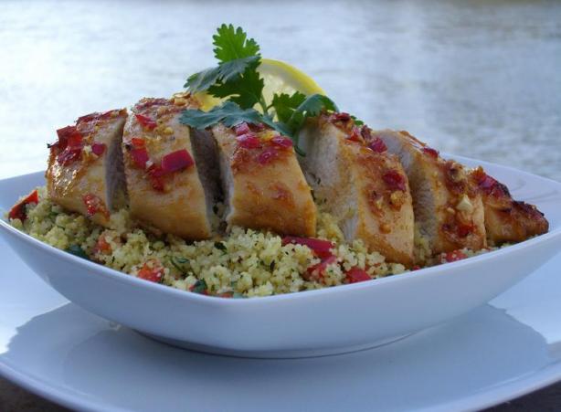 Lemon Garlic Chicken With Coriander. Photo by The Flying Chef