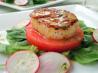 Seared Scallop Watermelon Salad W/ Sparkling Mint Vinaigrette. Recipe by spicyperspective