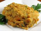 Mashed Potatoes and Carrots With Paprika and Parsley