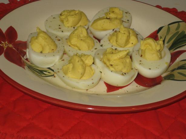 4-Pepper Deviled Eggs(Alton Brown). Photo by FrenchBunny