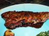 Grilled T-Bone Steaks With Bourbon-Peppercorn Mop Sauce. Recipe by AZPARZYCH
