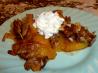 Peach-Almond Crisp. Recipe by AZPARZYCH