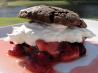 Chocolate Shortcakes With Mixed Berries and Raspberry Sauce