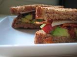 Avocado "bacon" Sandwich!