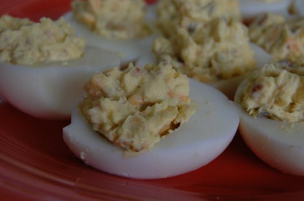 Tre's Deviled & Delightful Eggs. Photo by PrimQuilter