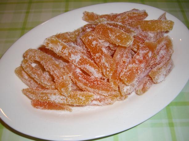 Candied Grapefruit Peel. Photo by Chef*Lee