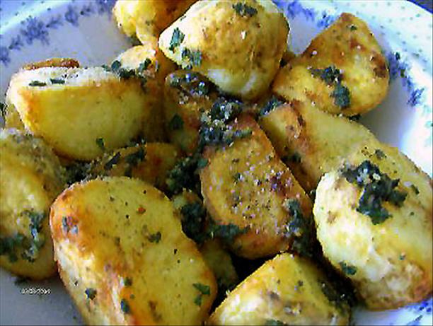 Roasted Potatoes With Sage and Garlic. Photo by Derf
