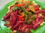 Corned Beef Brisket in Raspberry Vinaigrette (Crock Pot). Photo by yogiclarebear