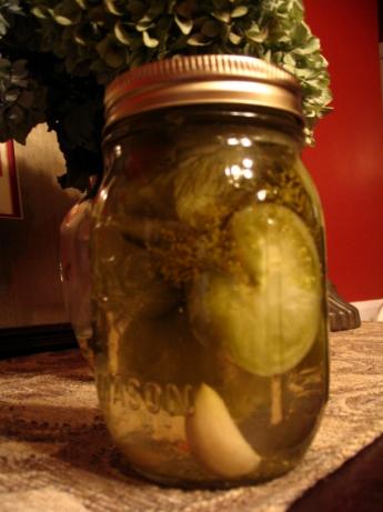 Dilled Green Tomatoes. Photo by FolkDiva