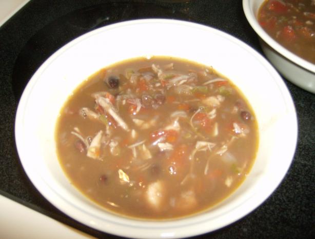 Southwest Chicken Black Bean Soup. Photo by mMadness97