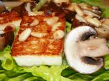 Haloumi and Mushroom Salad
