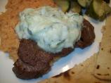 Sirloin Steak With Cucumber Yogurt Sauce