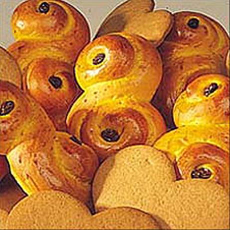 Saint Lucia buns - Lussekatter - Saffron buns. Photo by Food.com *