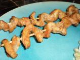 Sticky Garlic Chicken Skewers