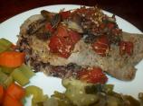 Mushroom Veal Cutlets With Tomatoes