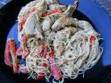 Spicy Peanut Pork W/Rice Noodles