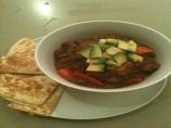 Chilli Con Carne With Cheese Quesadilla Triangles