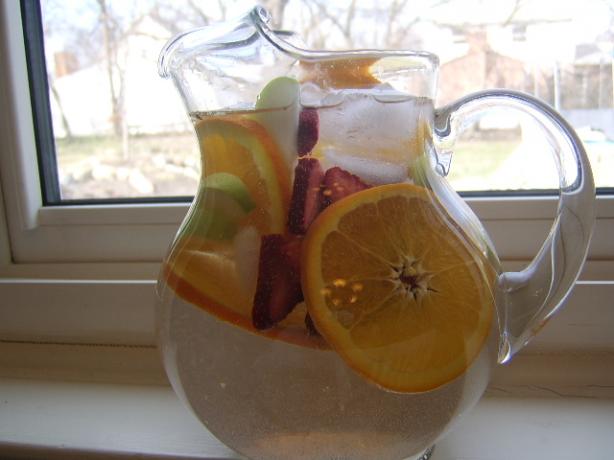 Fruited Water (Apples, Oranges and Strawberries). Photo by LifeIsGood