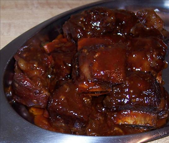 Short Ribs With Sauce. Photo by Hey Jude